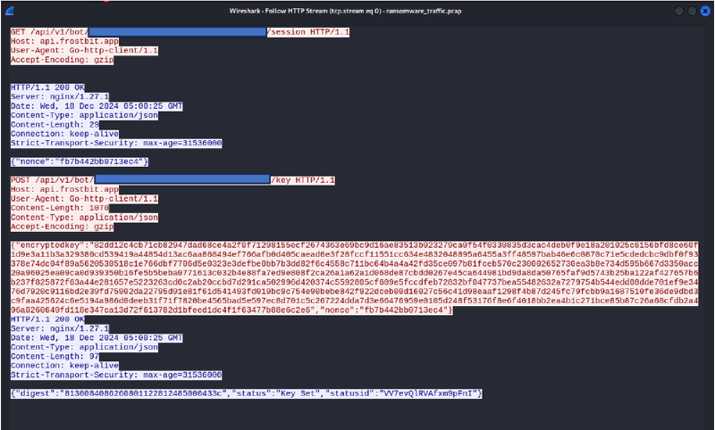 Wireshark screenshot of traffic after TLS decryption